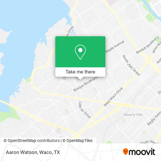 Mapa de Aaron Watson