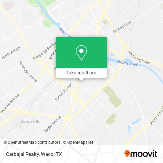 Carbajal Realty map