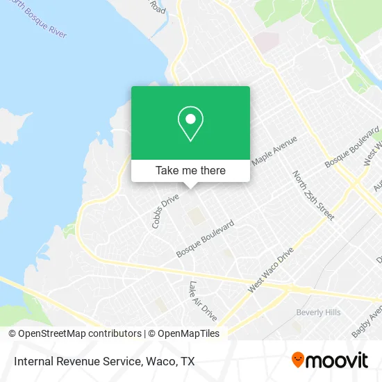 Internal Revenue Service map