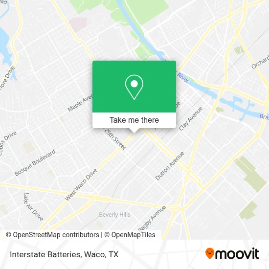 Interstate Batteries map