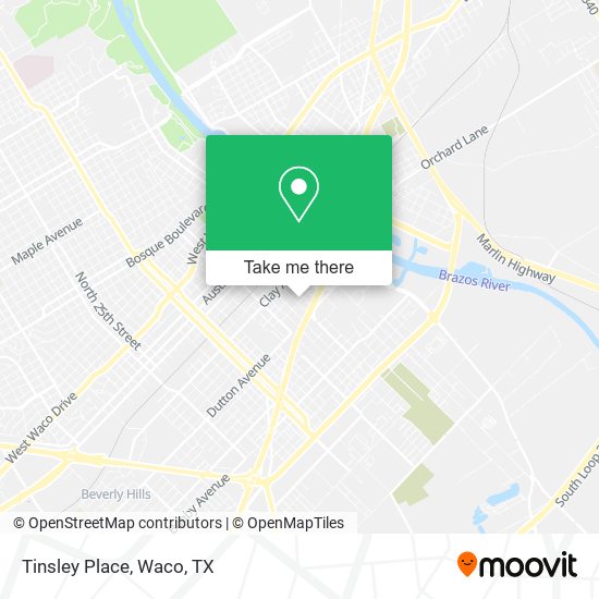 Tinsley Place map