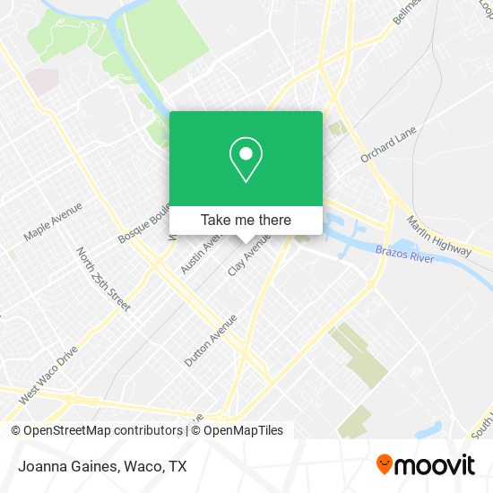 Joanna Gaines map