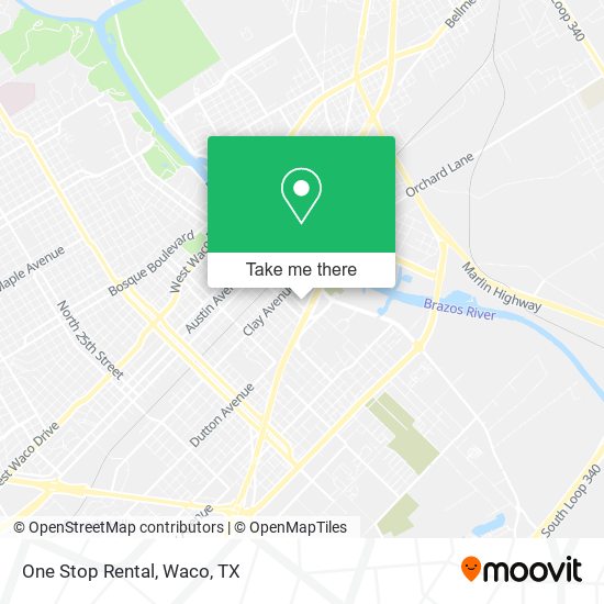 Mapa de One Stop Rental