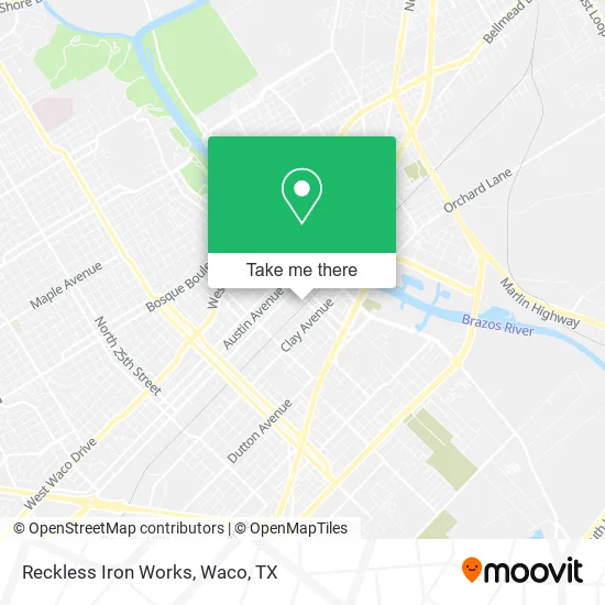 Reckless Iron Works map