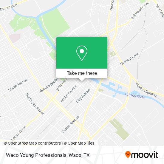 Waco Young Professionals map