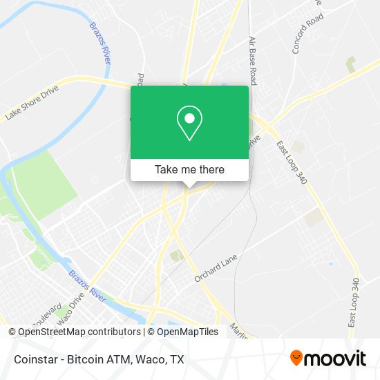 Mapa de Coinstar - Bitcoin ATM