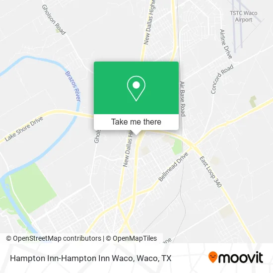 Hampton Inn-Hampton Inn Waco map