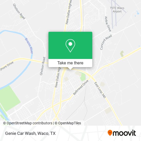 Mapa de Genie Car Wash