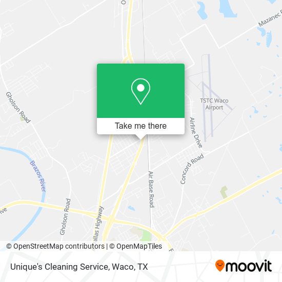 Mapa de Unique's Cleaning Service