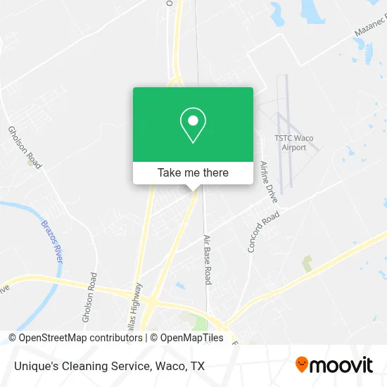 Unique's Cleaning Service map