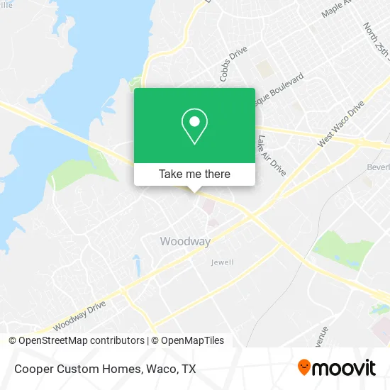 Cooper Custom Homes map