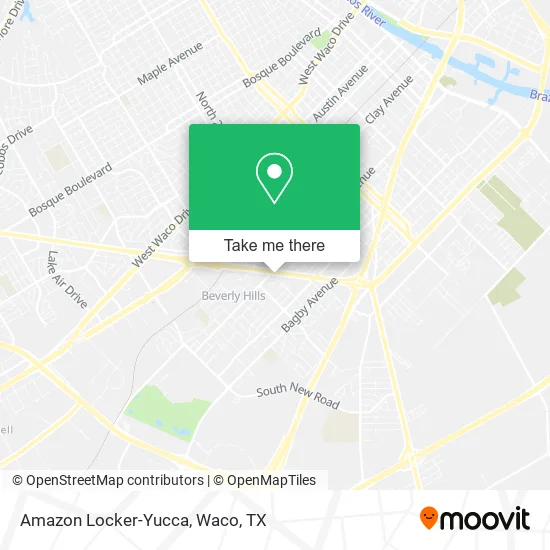 Amazon Locker-Yucca map