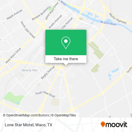 Mapa de Lone Star Motel