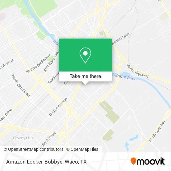 Amazon Locker-Bobbye map
