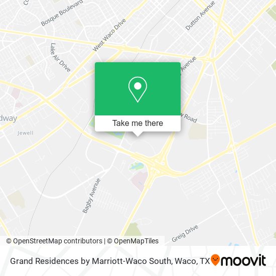 Mapa de Grand Residences by Marriott-Waco South