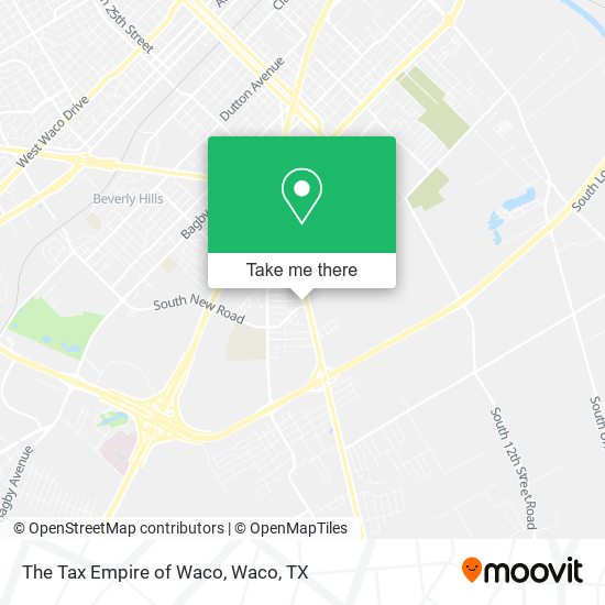 The Tax Empire of Waco map