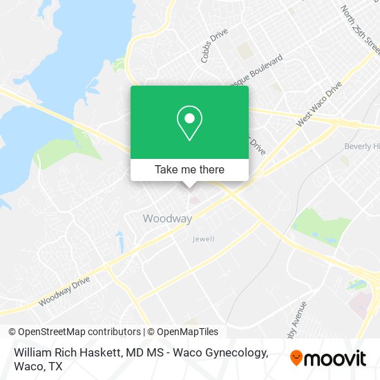 William Rich Haskett, MD MS - Waco Gynecology map