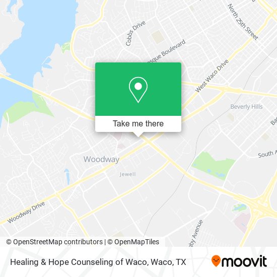 Healing & Hope Counseling of Waco map