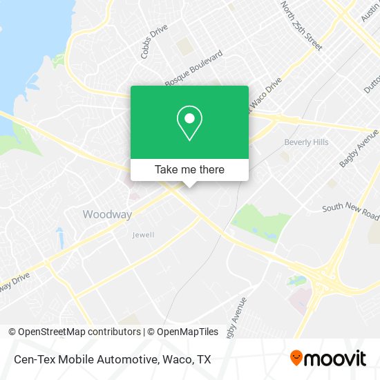 Cen-Tex Mobile Automotive map