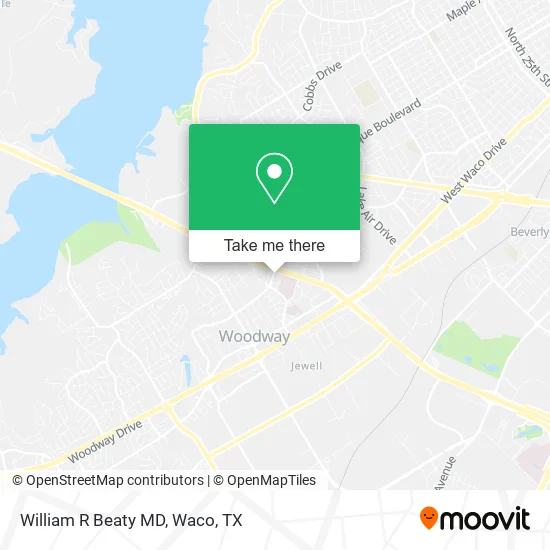 William R Beaty MD map