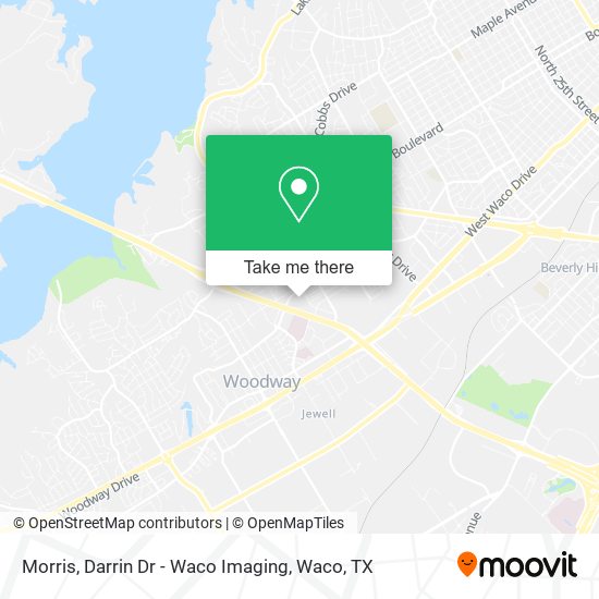 Mapa de Morris, Darrin Dr - Waco Imaging