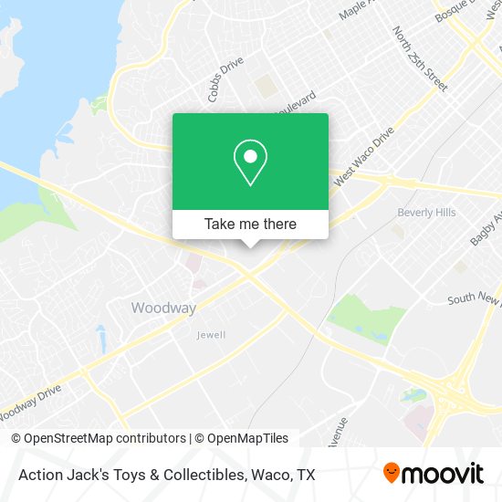 Action Jack's Toys & Collectibles map