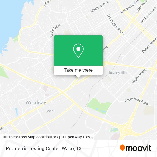 Prometric Testing Center map