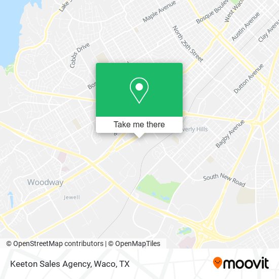 Mapa de Keeton Sales Agency