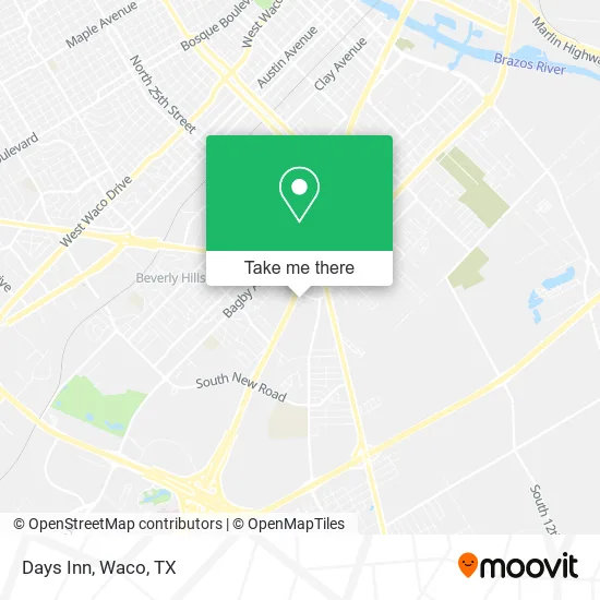 Days Inn map