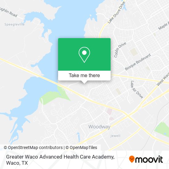 Mapa de Greater Waco Advanced Health Care Academy