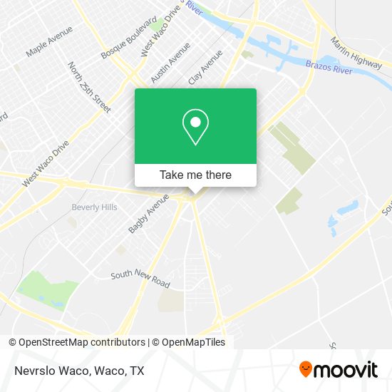 Nevrslo Waco map