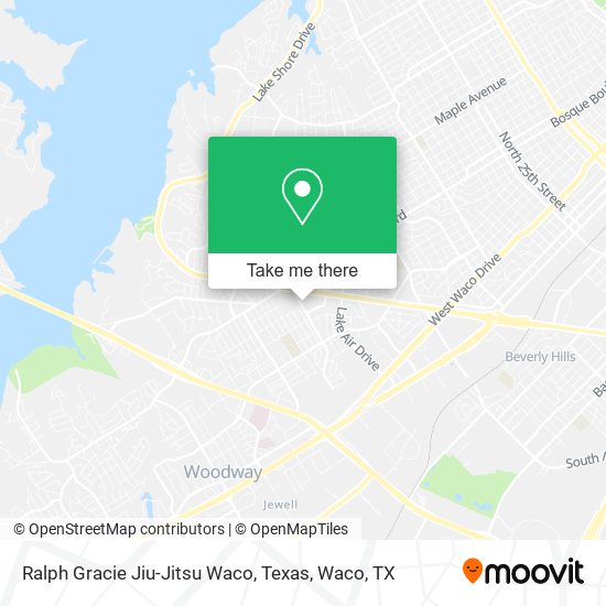 Mapa de Ralph Gracie Jiu-Jitsu Waco, Texas