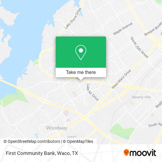 First Community Bank map