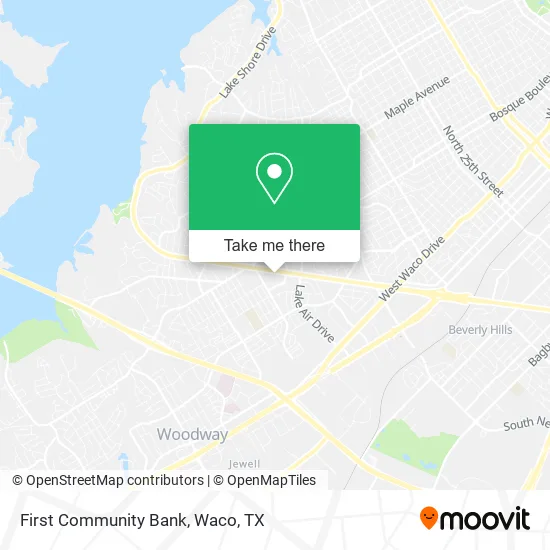 First Community Bank map