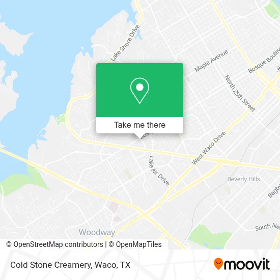Cold Stone Creamery map