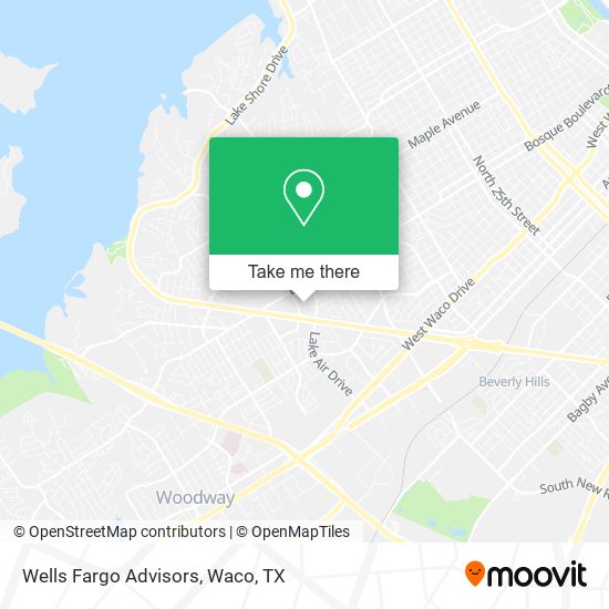 Mapa de Wells Fargo Advisors