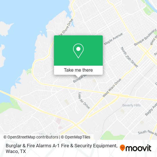 Burglar & Fire Alarms A-1 Fire & Security Equipment map