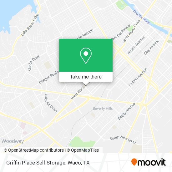 Griffin Place Self Storage map