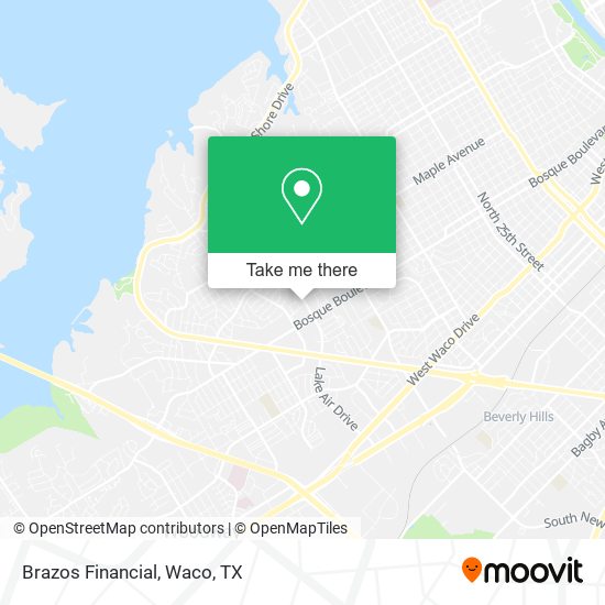 Brazos Financial map