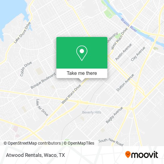 Mapa de Atwood Rentals