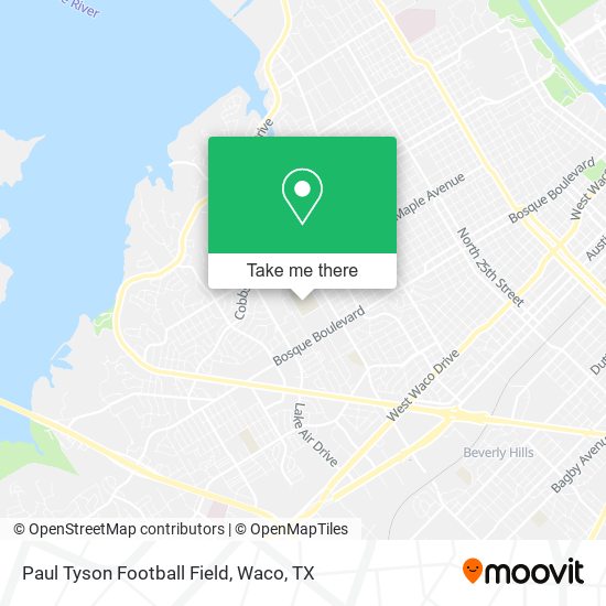 Paul Tyson Football Field map
