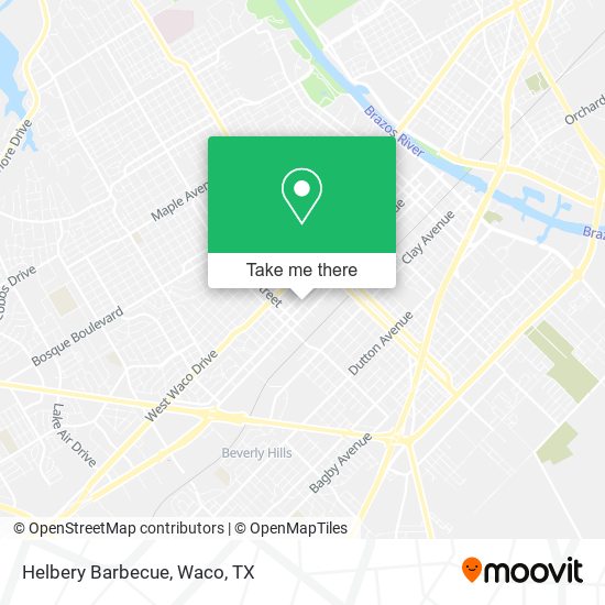 Helbery Barbecue map