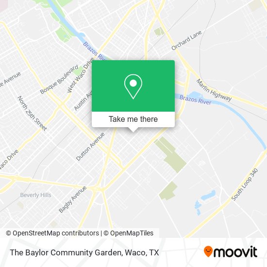 Mapa de The Baylor Community Garden