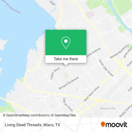 Living Dead Threads map
