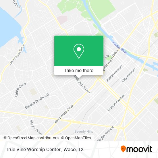 Mapa de True Vine Worship Center.