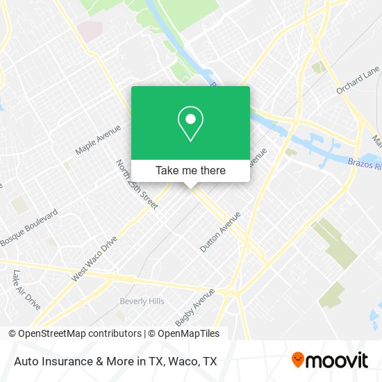 Auto Insurance & More in TX map