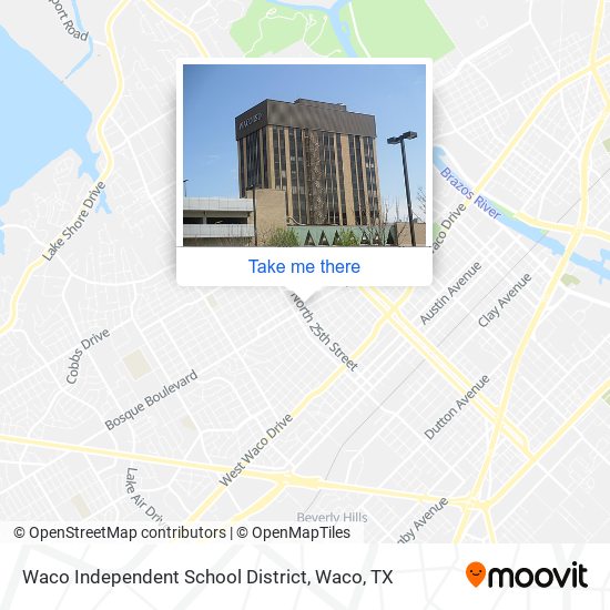Waco Independent School District map