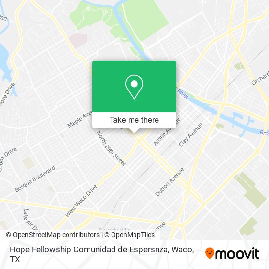 Mapa de Hope Fellowship Comunidad de Espersnza