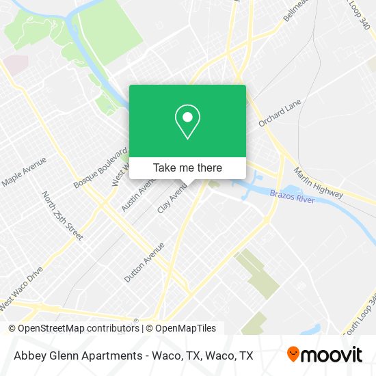 Mapa de Abbey Glenn Apartments - Waco, TX