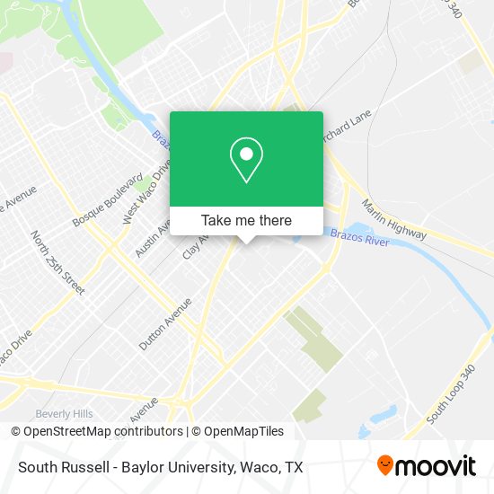 South Russell - Baylor University map